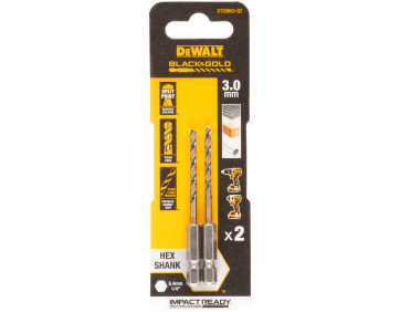 Свердло по металу EXTREME IMPACT Black & Gold DeWALT DT20602
