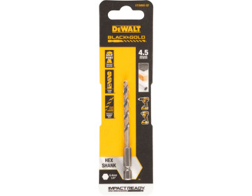 Сверло по металлу EXTREME IMPACT Black & Gold DeWALT DT20605