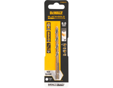 Свердло по металу EXTREME IMPACT Black & Gold DeWALT DT20608