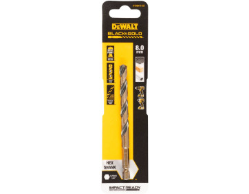 Свердло по металу EXTREME IMPACT Black & Gold DeWALT DT20612