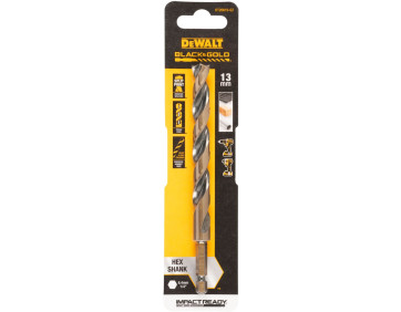 Свердло по металу EXTREME IMPACT Black & Gold DeWALT DT20619