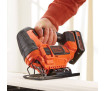 Пила лобзикова акумуляторна BLACK+DECKER BDCJS18N - Фото 2