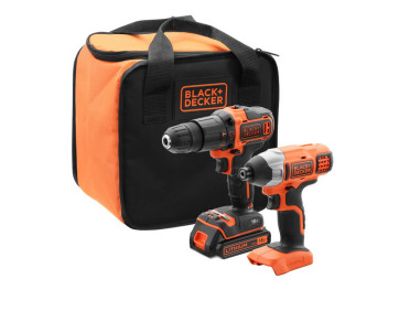 Набор из двух инструментов BLACK+DECKER BCK21S1S