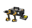 Набір з двох інструментів безщіткових DeWALT DCK2050E2T - Фото 1