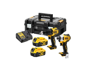 Набір з двох інструментів акумуляторних безщіткових DeWALT DCK2062M2T