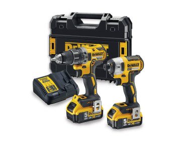 Набір з двох інструментів безщіткових DeWALT DCK268P2T