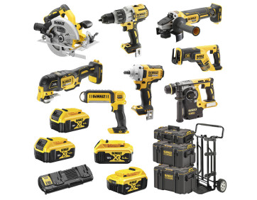 Набір з восьми інструментів акумуляторних DeWALT DCK856P4