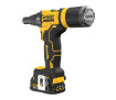 Заклепочник аккумуляторный бесщеточный DeWALT DCF403E1GT - Фото 3