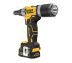 Заклепочник аккумуляторный бесщеточный DeWALT DCF414E2GT - Фото 4