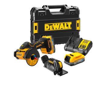 Пилка дискова універсальна акумуляторна безщіткова DeWALT DCS438E2T