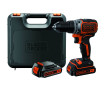 Дриль-шурупокрут акумуляторний безщітковий BLACK+DECKER BL186KB - Фото 1