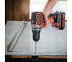 Дриль-шурупокрут акумуляторний безщітковий BLACK+DECKER BL186KB - Фото 10