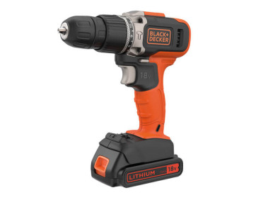 Дриль-шурупокрут ударний акумуляторний BLACK+DECKER BCD003C1