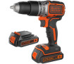 Дриль-шурупокрут акумуляторний безщітковий ударний BLACK+DECKER BL188KB - Фото 1