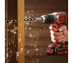 Дриль-шурупокрут акумуляторний безщітковий ударний BLACK+DECKER BL188KB - Фото 4
