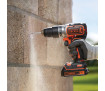Дриль-шурупокрут акумуляторний безщітковий ударний BLACK+DECKER BL188KB - Фото 6