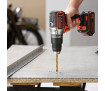 Дриль-шурупокрут акумуляторний безщітковий ударний BLACK+DECKER BL188KB - Фото 7