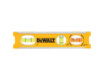 Рівень BILLET TORPEDO з алюмінію довжиною 165 мм з 3 капсулами і магнітами DeWALT DWHT42525-0