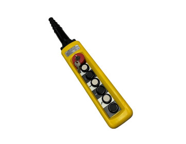 Пульт керування XAL-B3-6713К 6 кнопки+СТОП IP65 з ключем 6NO+1NC TNSy
