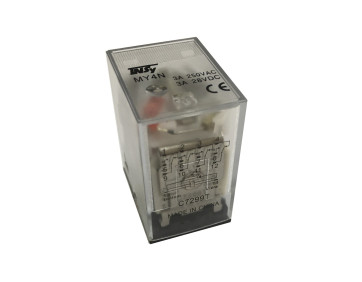 Реле проміжне РП24-MY4 3А 24DС LED 4p TNSy