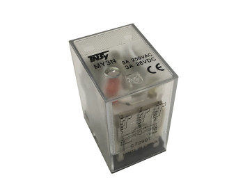 Реле проміжне РП23-MY3 3А 24DС LED 3p TNSy