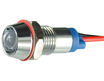 Сигнальна арматура AС22C-8 біла 24V AC/DC