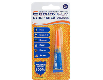 Супер Клей блістер 1шт - 3г