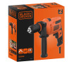 Дриль мережевий ударний BLACK+DECKER BEH200 - Фото 2