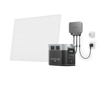 Набор EcoFlow PowerStream - микроинвертор 600W и зарядная станция Delta Max