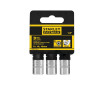 Набір торцевих головок 1/4 Maxi Drive, із шестигранним профілем, 3 шт: 11, 12, 13 мм. STANLEY FMMT17 - Фото 1