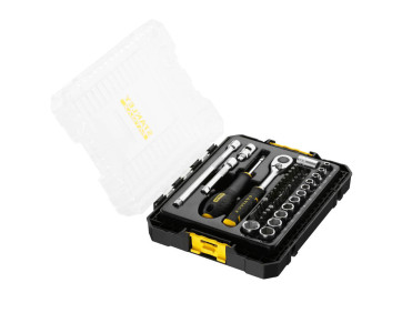 Набір торцевих головок 1/4 FATMAX® Maxi Drive, шестигранних, 48 предметів STANLEY FMMT98101-0