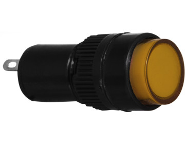 Сигнальна арматура AD22E-10DS жовта 220V АC