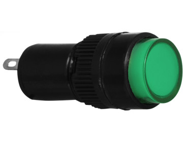 Сигнальна арматура AD22E-10DS зелена 220V АC