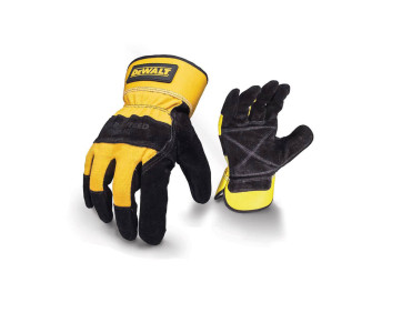 Рукавички універсальні, з шкіряною долонею та пальцями DeWALT DPG41L