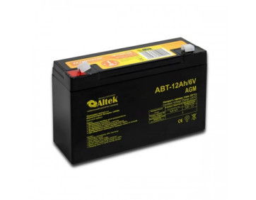Акумулятор ALTEK ABT 12Ah 6V AGM