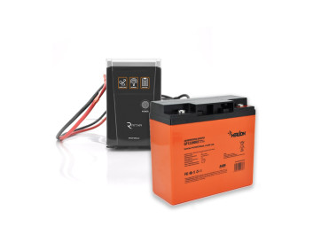 Комплект ДБЖ RITAR RTSW-500 LED з АКБ MERLION AGM 12V 40 Ah
