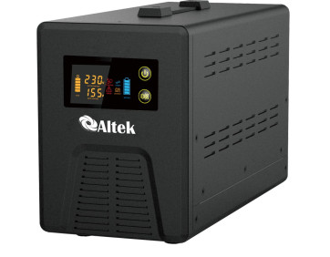 Автономний перетворювач напруги з зарядним пристроєм ALTEK ASU12  1000W DC12V