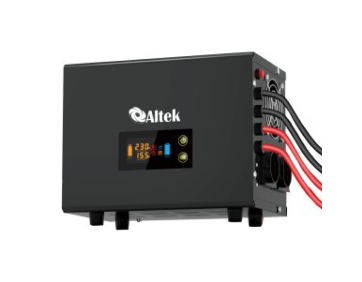 Автономний перетворювач напруги з зарядним пристроєм ALTEK ASU12  1000W DC12V