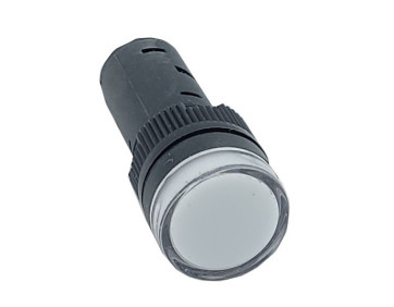 Лампа AD16DS d16mm 12В AC/DC біла TNSy