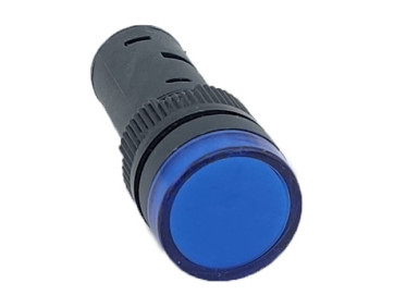 Лампа AD16DS d16mm 110В AC/DC синій TNSy