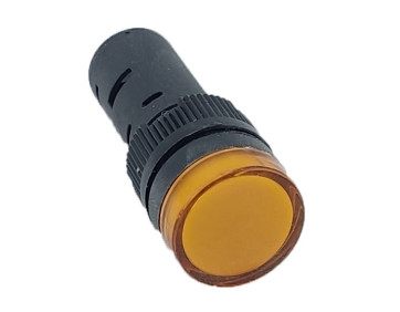 Лампа AD16DS d16mm 110В AC/DC жовтий TNSy