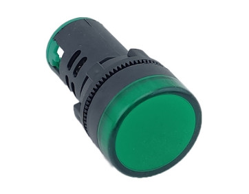 Лампа AD22DS d22mm 36В AC/DC зелений TNSy
