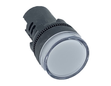 Лампа AD22DS d22mm 36В AC/DC біла TNSy
