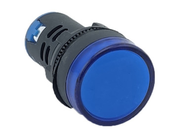 Лампа AD22DS d22mm 110В AC/DC синій TNSy