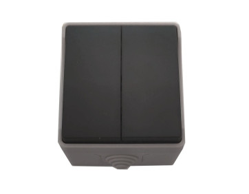 Вимикач для відкритої установки 2-кл. IP54 TNSy SURFACE
