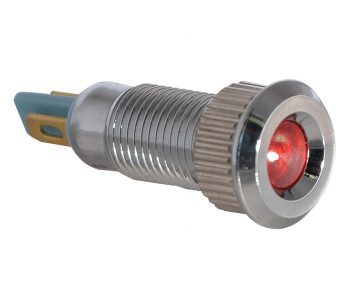 Сигнальна арматура TY08F  червона 24V AC/DC