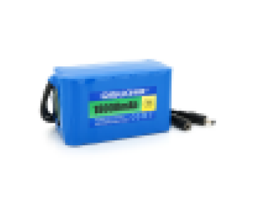 Акумуляторна батарея літієва QiSuo 12V 18A з елементами Li-ion 18650, DC5.5x2.1, (125x57x68mm)