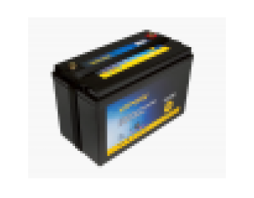 Акумуляторна батарея Vipow LiFePO4 12,8V 100Ah з вбудованою ВМS платою 80A