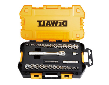 Набір головок 1/4, 3/8, 34 предмети DeWALT DWMT45034-0