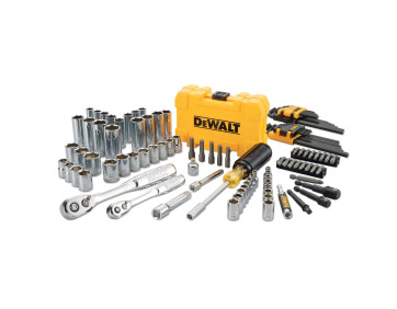 Набір головок, біт, ключів шестигранних 1/4 та 3/8, 108 предметів. DeWALT DWMT73801-1